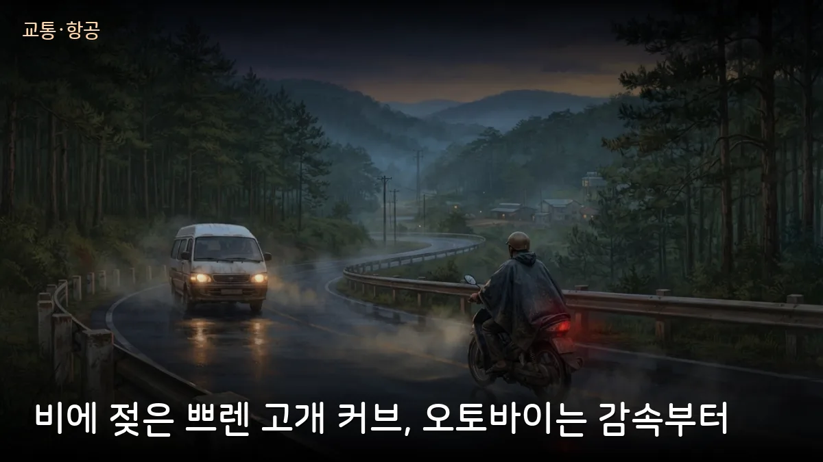 달랏 쁘렌 고개서 인도 관광객 오토바이 사고로 1명 사망… 오토바이 여행자 주의