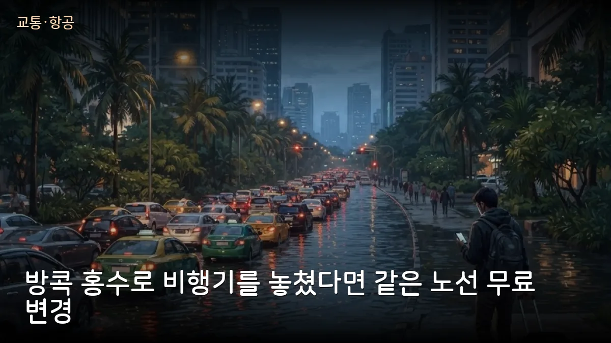 방콕 홍수로 비행기 놓친 승객, 비엣젯이 같은 노선 무료 변경 지원