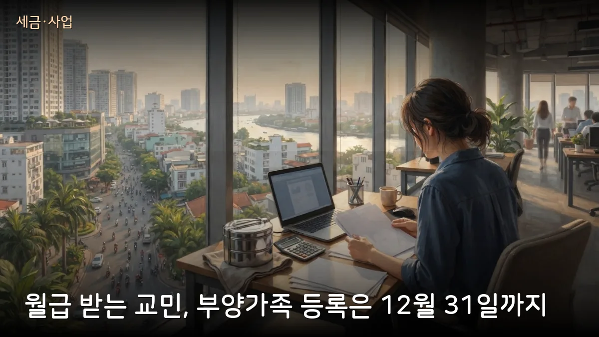 베트남 개인소득세 새 시행령, 부양가족 등록은 연말까지·식대 비과세 120만동으로 상향
