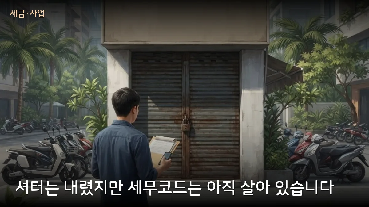 가게 접어도 세무코드는 남습니다 — 베트남 세무국