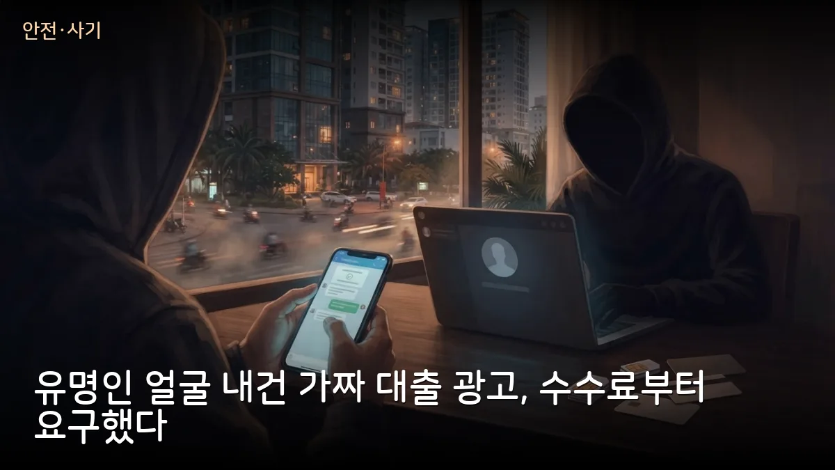 유명인 사진 도용한 