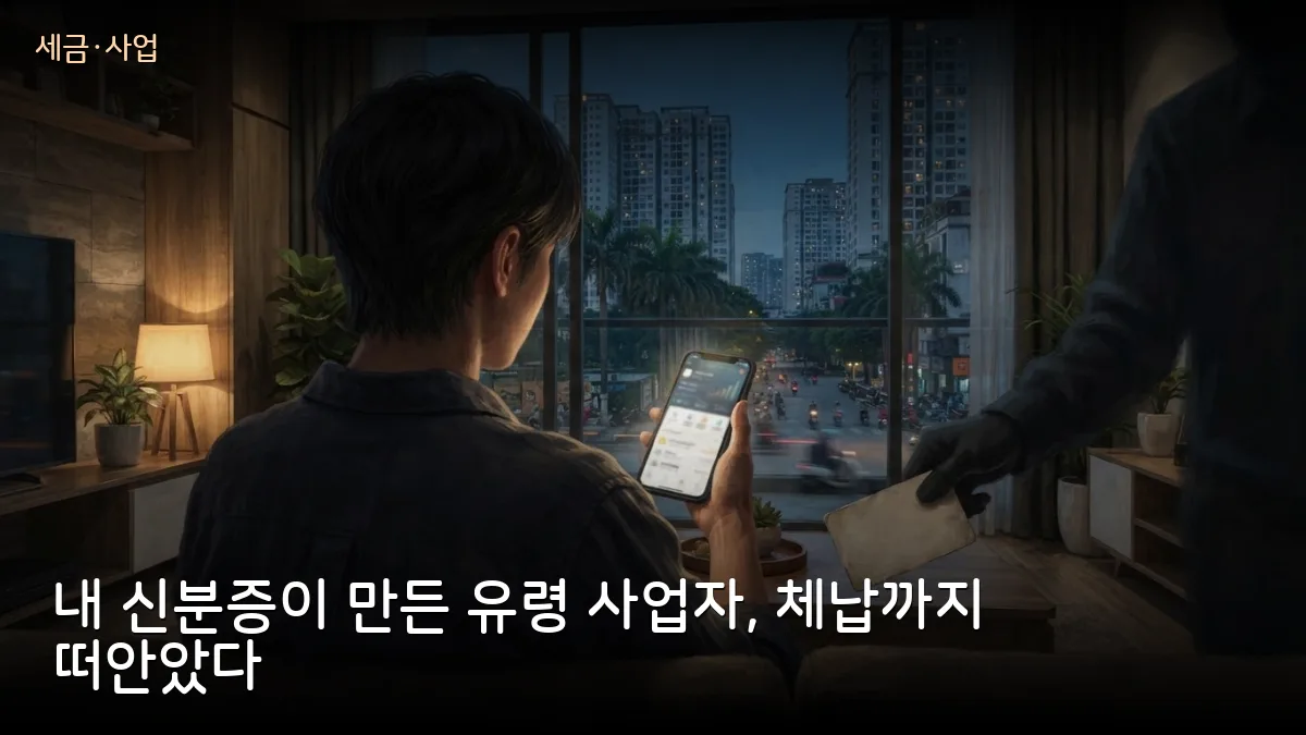 내 이름으로 모르는 사업자 등록 — 베트남 세금코드 도용에 출국 제한까지
