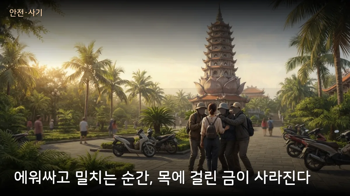 껀터 관광지 금목걸이 날치기 2명 추가 입건 — 베트남 관광지 귀금속 주의