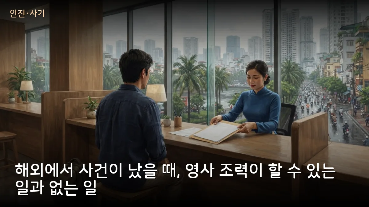라오까이 호텔서 한국인 1명 사망 — 베트남 현지 사건 때 영사 조력·가족 절차