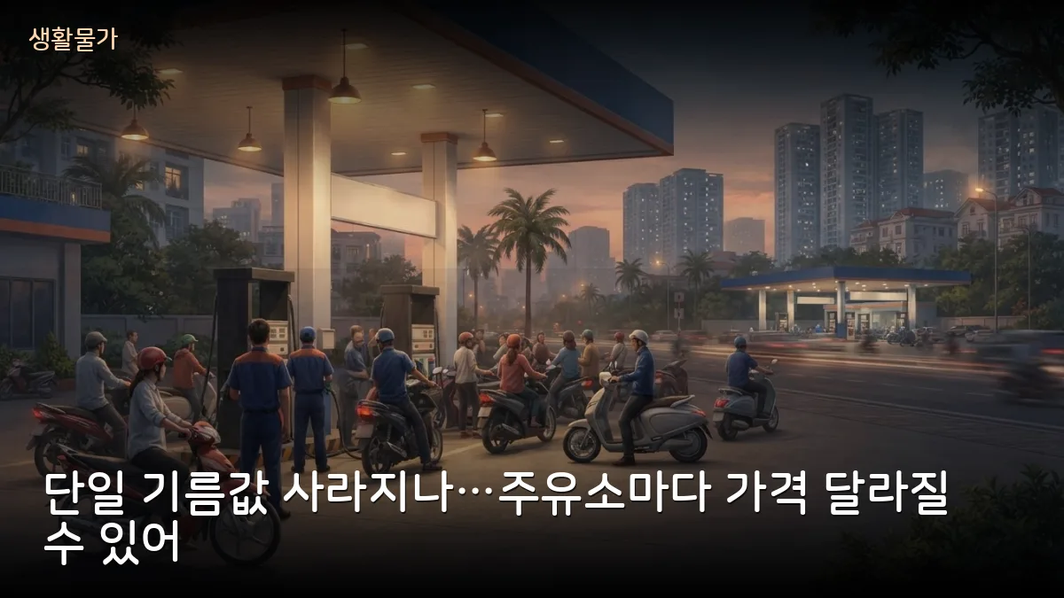 베트남 휘발유값 상한 규정 폐지 건의…시행되면 주유소마다 값이 다를 수 있어, 운전하는 교민이 알아둘 점