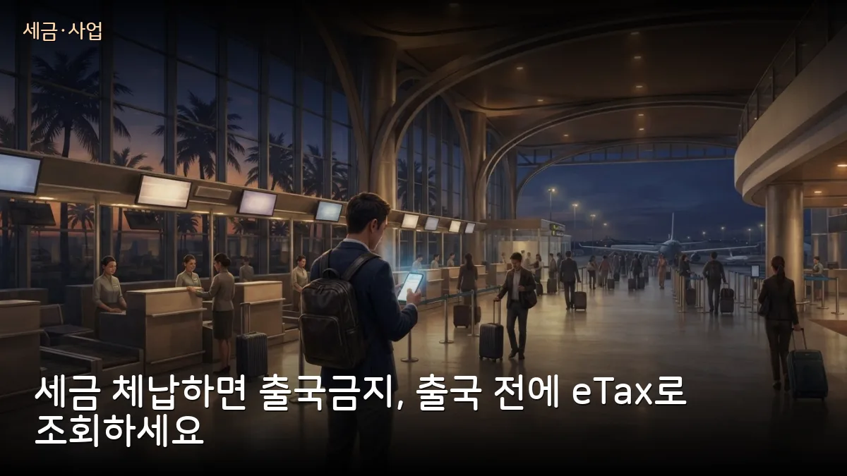 베트남 세금 체납 시 출국금지, 새 시행령으로 해제 기준 완화…사업하는 교민이 점검할 것