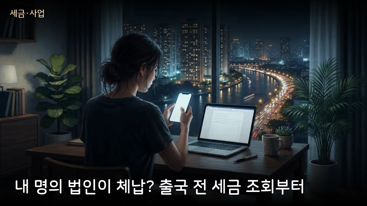 세금 체납 출국정지 명단 공개, 남의 명의로 세운 법인 신고 4천 건… 법인 대표·개인사업자 교민 점검 필요