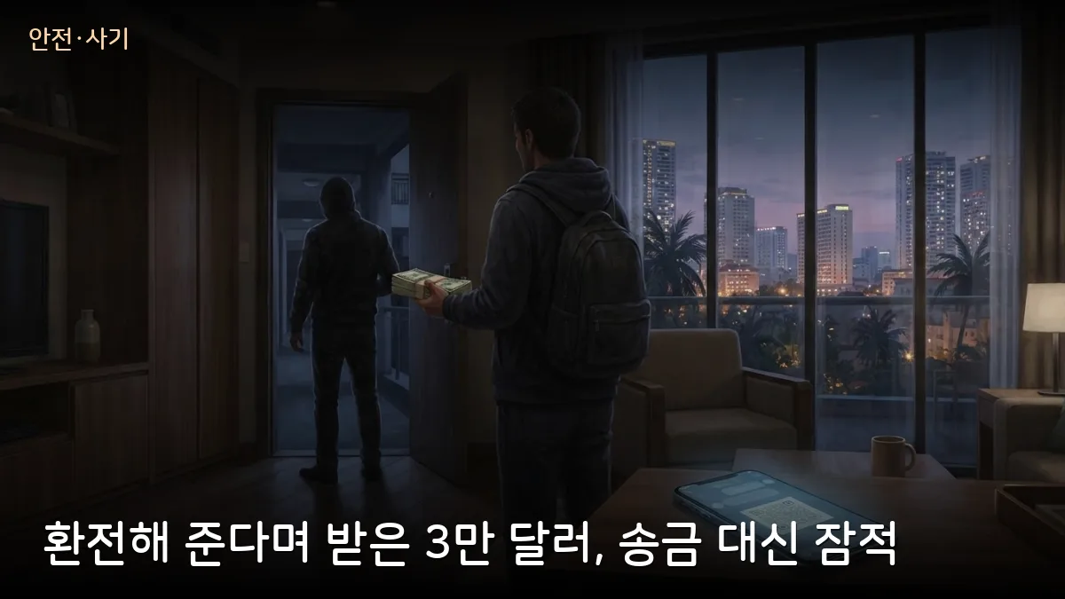다낭서 환전 맡긴 3만 달러 들고 잠적한 남성 체포…메신저 개인 환전 주의