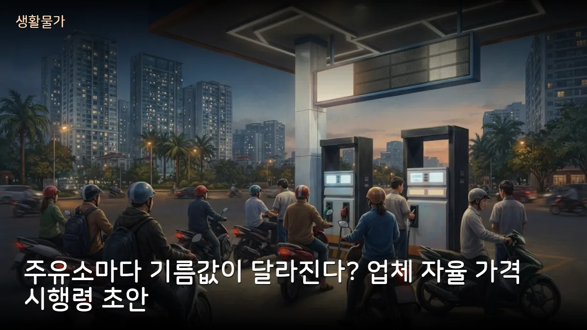 베트남 주유소 기름값, 정부 고시 대신 업체가 직접 정한다… 시행령 초안 공개