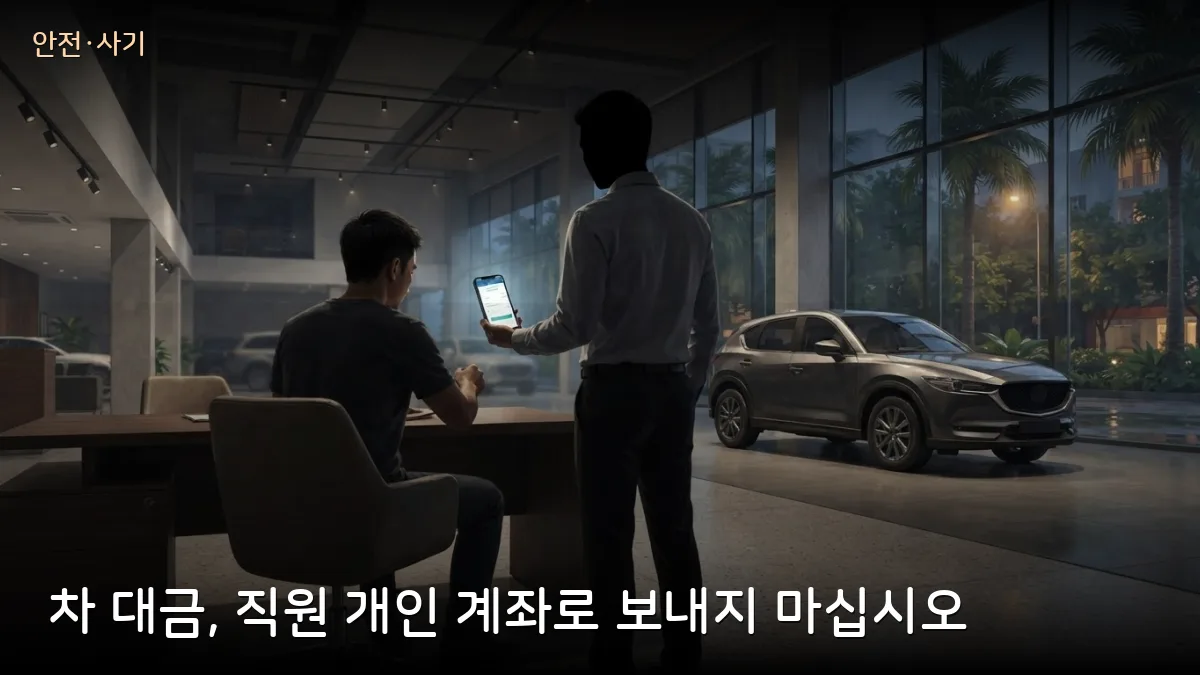 꽝닌 현대차 대리점 직원, 차 대금 11억 동 개인 계좌로 받아 가로채…차 살 땐 법인 계좌 확인을