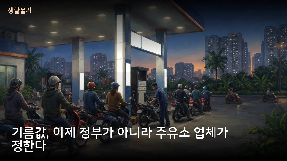 베트남 기름값, 정부 고시 대신 주유소 업체가 정한다…시행령 초안에 담합·가격 부풀리기 우려