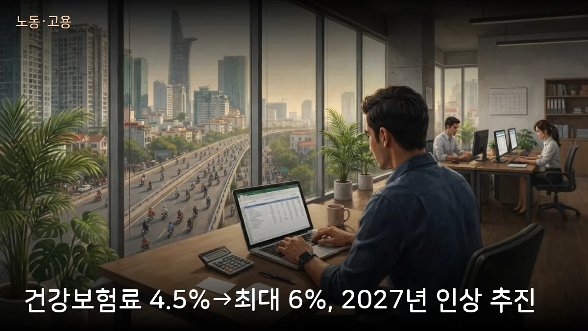 베트남 건강보험료 2027년 인상 추진·사회보험법 개정, 교민 사업주·외국인 근로자가 볼 점