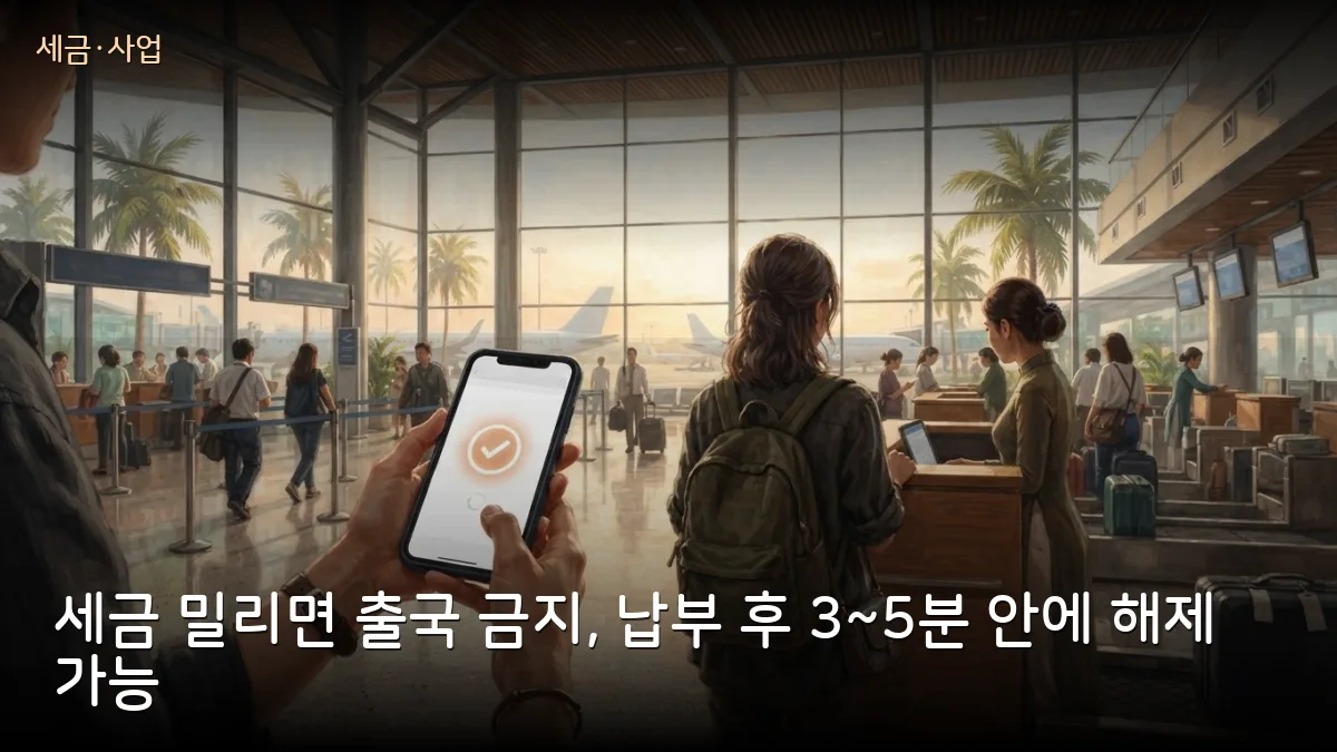 베트남 세금 체납 시 출국 금지 기준과 eTax Mobile 납부 후 해제 절차 정리