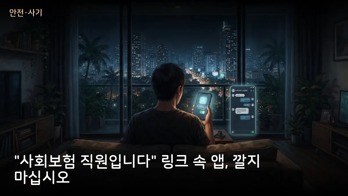 사회보험 직원 사칭 전화로 악성 앱 설치 유도… 가입 교민 근로자 대응법