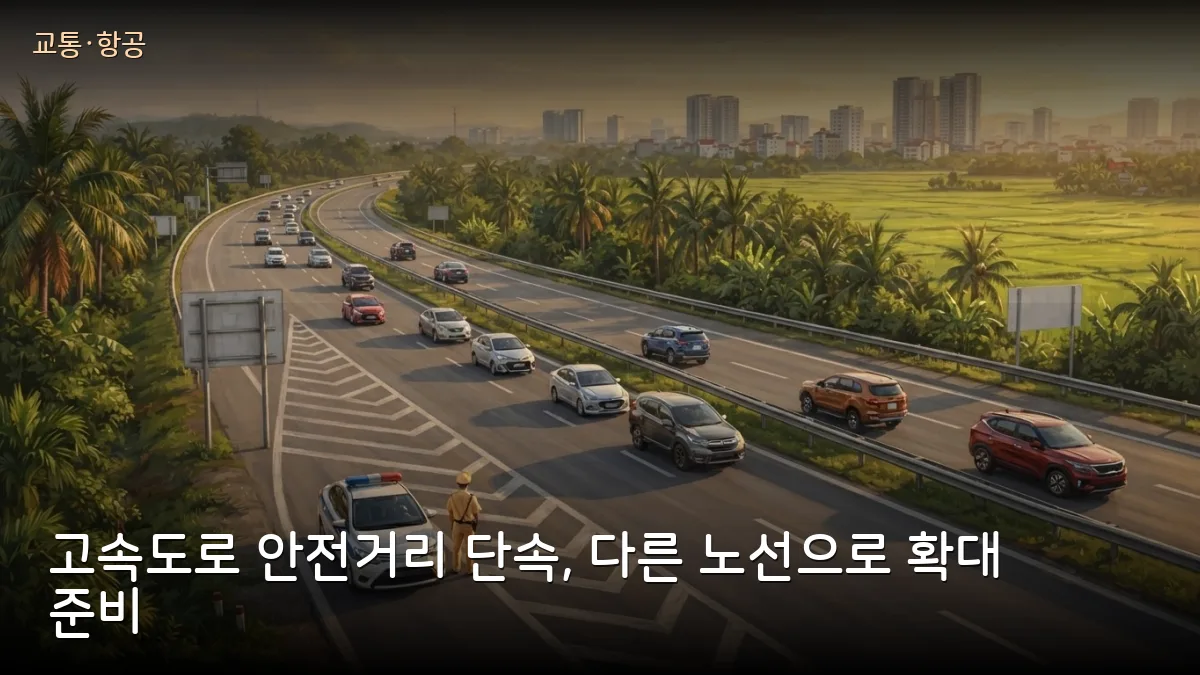 베트남 고속도로 안전거리 단속, 일부 구간에서 전국으로 확대 추진 — 직접 운전하는 교민 주의