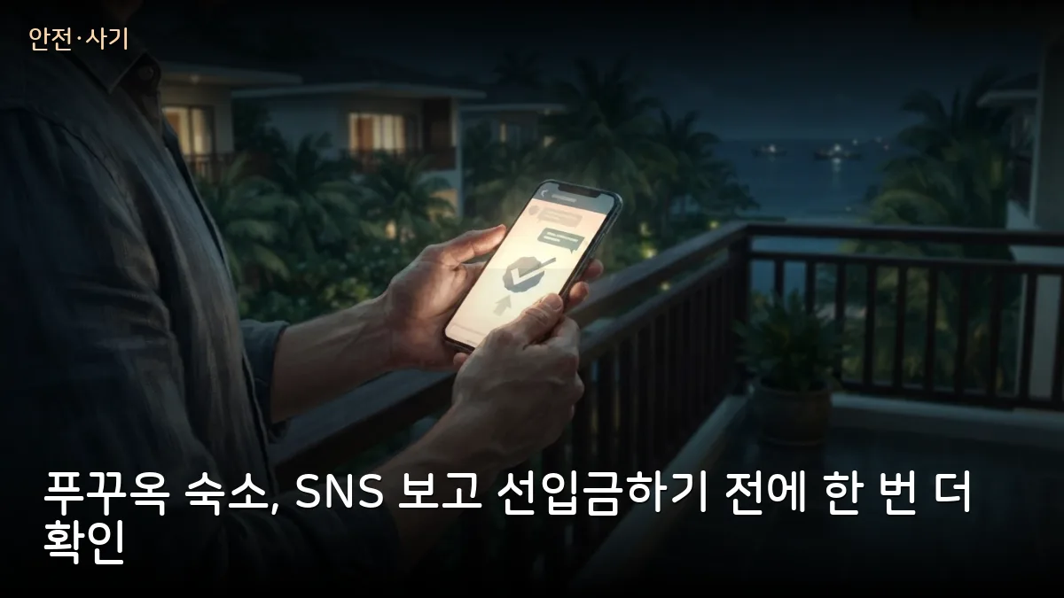 푸꾸옥, 12월까지 숙소 예약 사기 집중 단속…SNS로 방 잡는 여행객 주의