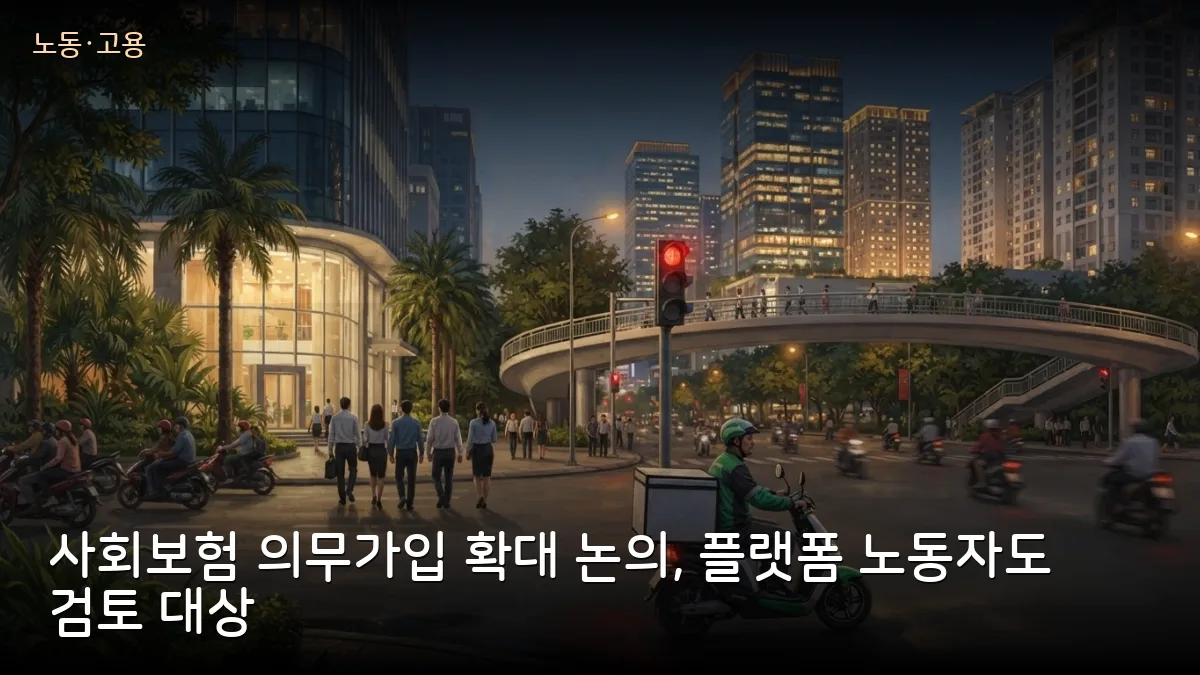 베트남 사회보험법 개정안 국회 논의, 의무가입 확대…교민 사업주·근로자 영향은