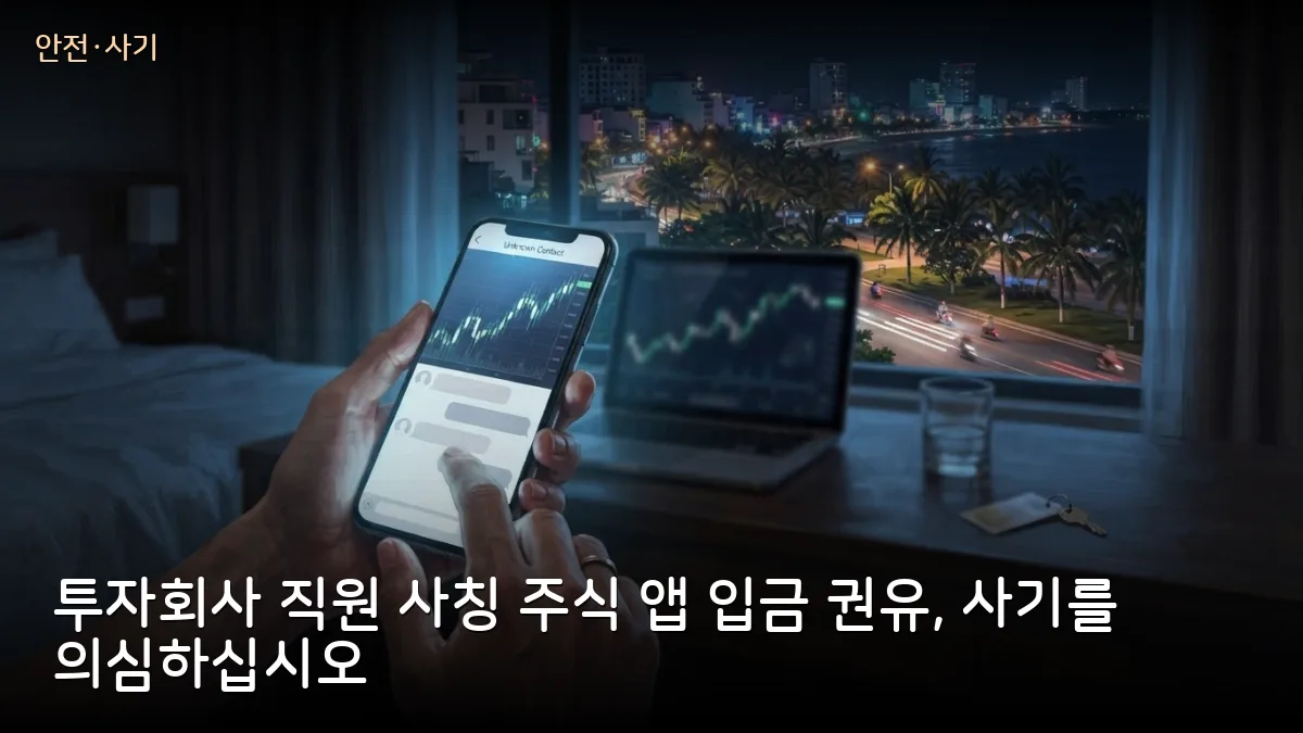 타인호아 호텔을 통째로 빌린 외국인 사기조직 적발, 한국인 대상 주식 투자 사기 조직도 있었습니다