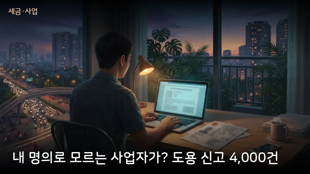 베트남서 명의 도용 사업자 등록 4,000건 신고…자기 명의가 쓰였을 때 신고하는 곳
