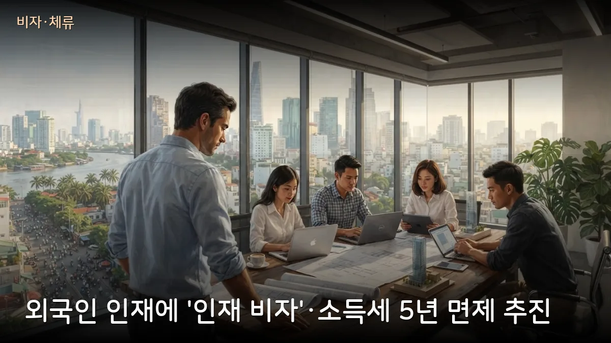 베트남 내무부, 외국인 인재에 