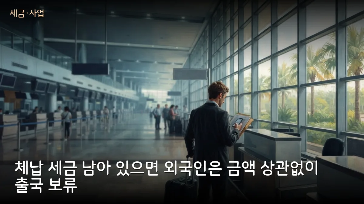 세금 밀리면 베트남 출국 막힌다…외국인은 금액 하한 없이 적용, 사업자는 5천만동 기준