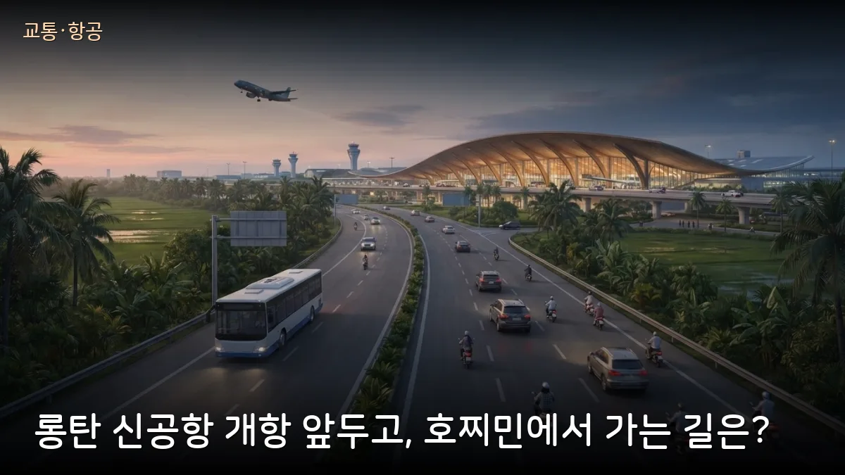 롱탄 신공항 연내 상업 운항 목표, 호찌민에서 가는 길과 떤선녓 연결 셔틀은 아직 검토 단계