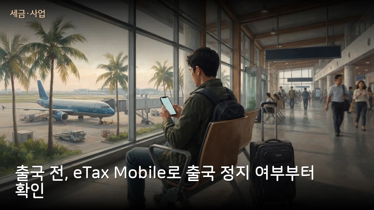 베트남 세무총국, eTax Mobile 앱으로 출국 일시 정지 여부 조회 안내…사업하는 교민은 출국 전 확인