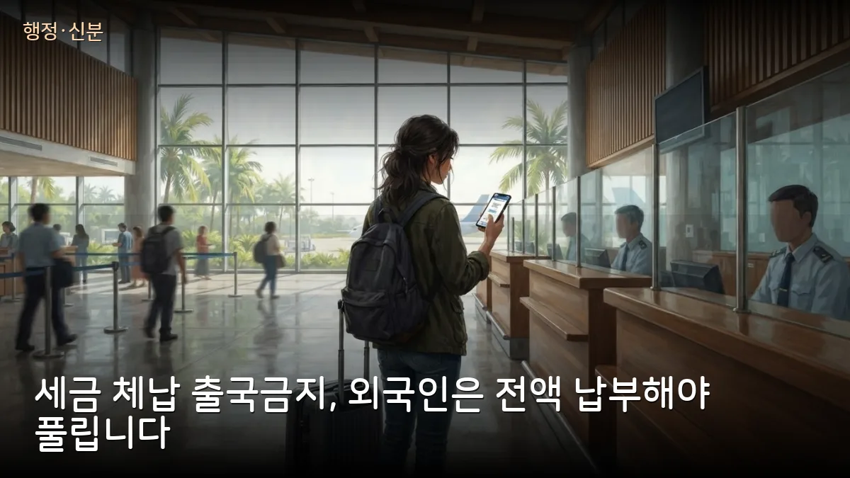 세금 체납으로 베트남 출국이 일시 금지됐을 때 금지가 풀리는 조건, 외국인은 전액 납부
