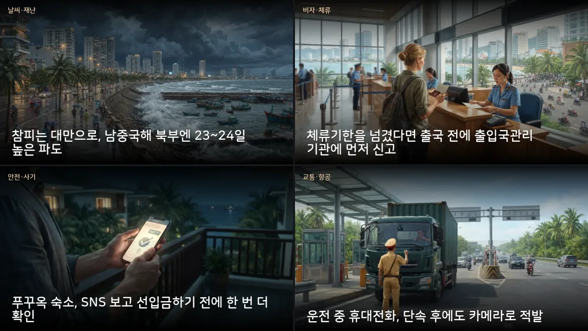 10월 18-19일 베트남 소식 — 나트랑 외국인 15명 추방·뗏 보너스 조기 지급 권고